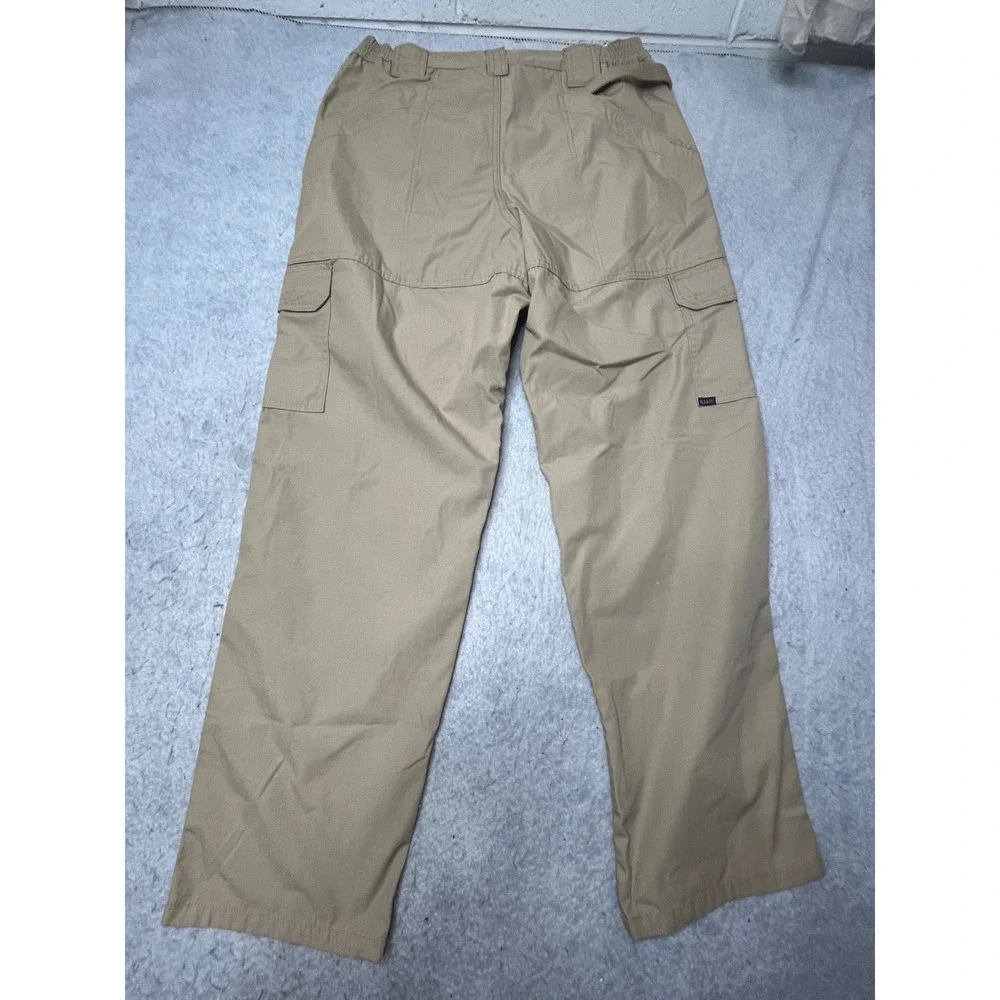 5.11 Tactical Cargo Pants Mens 36x32 Khaki Tan Ripstop Utility‎ Work Trousers